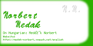 norbert medak business card